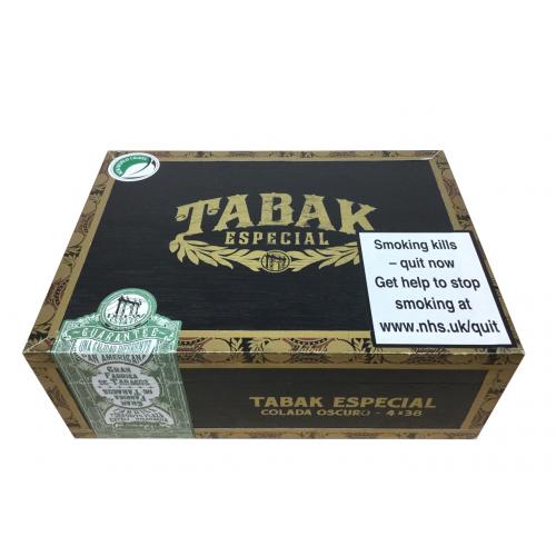 Empty Tabak Especial Colada Oscuro Cigar Box